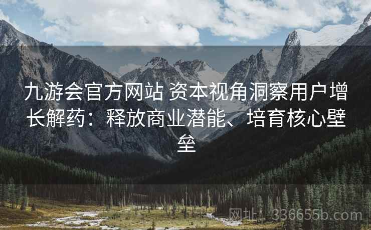 九游会官方网站 资本视角洞察用户增长解药：释放商业潜能、培育核心壁垒