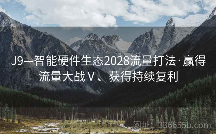 J9—智能硬件生态2028流量打法·赢得流量大战Ⅴ、获得持续复利